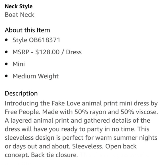 Free People Fake Love open back cap sleeve dress - Picture 14 of 14